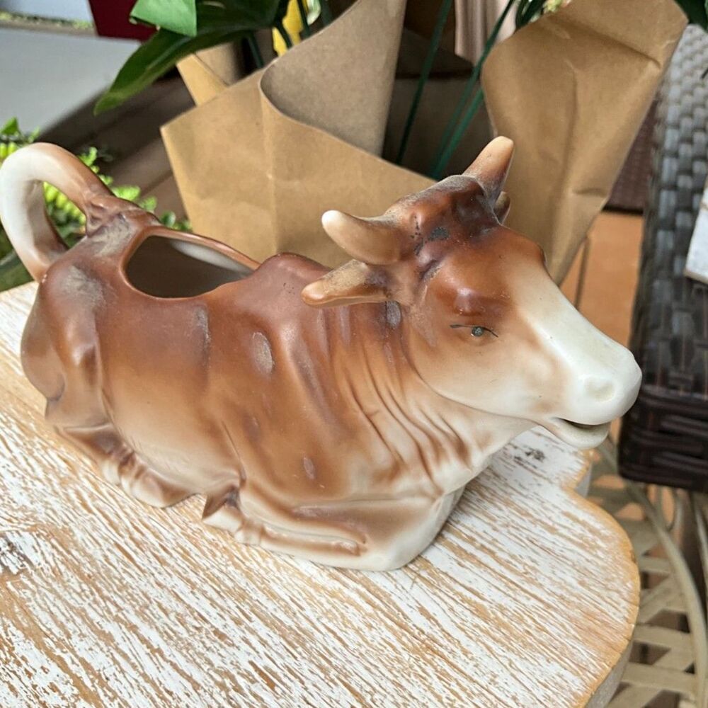 Cow milk pitcher made in Germany Vintage beautiful piece must see